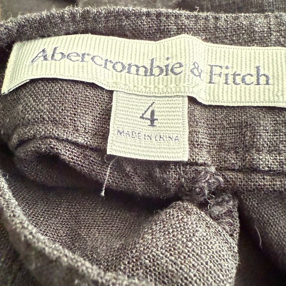 Abercrombie & Fitch BLACK  Wide-Leg Pants - Picture 4 of 4